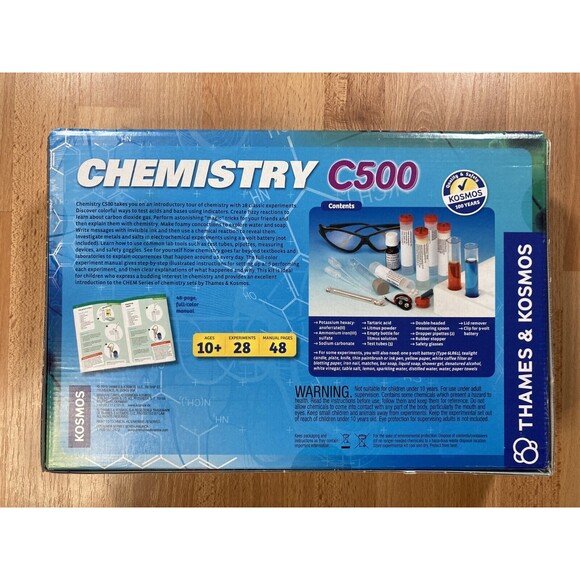 Thames and Kosmos Chemistry Chem C500 Science Experiment Kit (2019) • NEW In Box - Picture 2 of 3